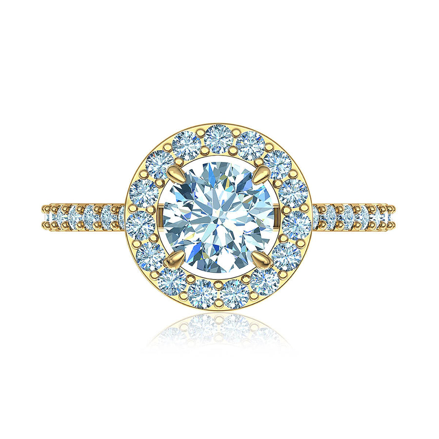Monarch Halo Diamond Ring
