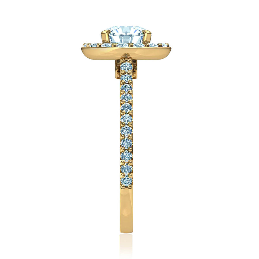 Monarch Halo Diamond Ring