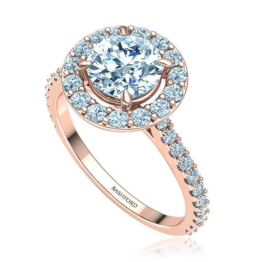 Monarch Halo Diamond Ring