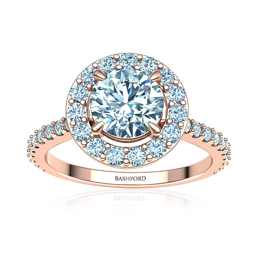 Monarch Halo Diamond Ring