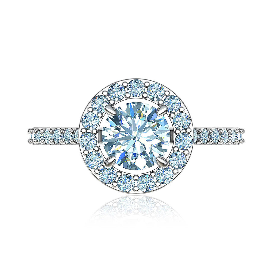Monarch Halo Diamond Ring