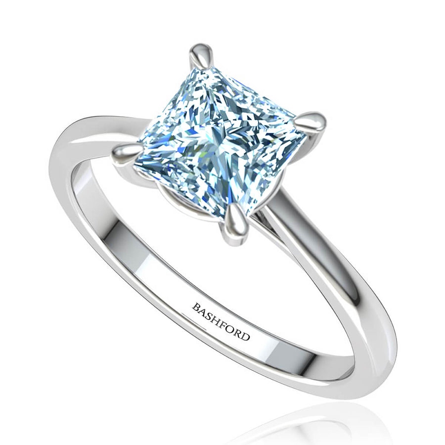 Petite Solitaire Engagement Ring