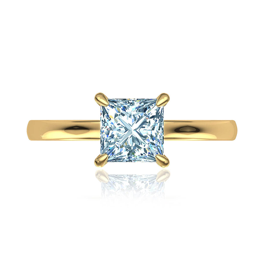 Petite Solitaire Engagement Ring