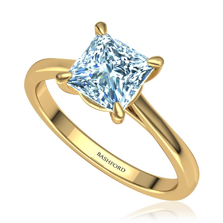 Petite Solitaire Engagement Ring