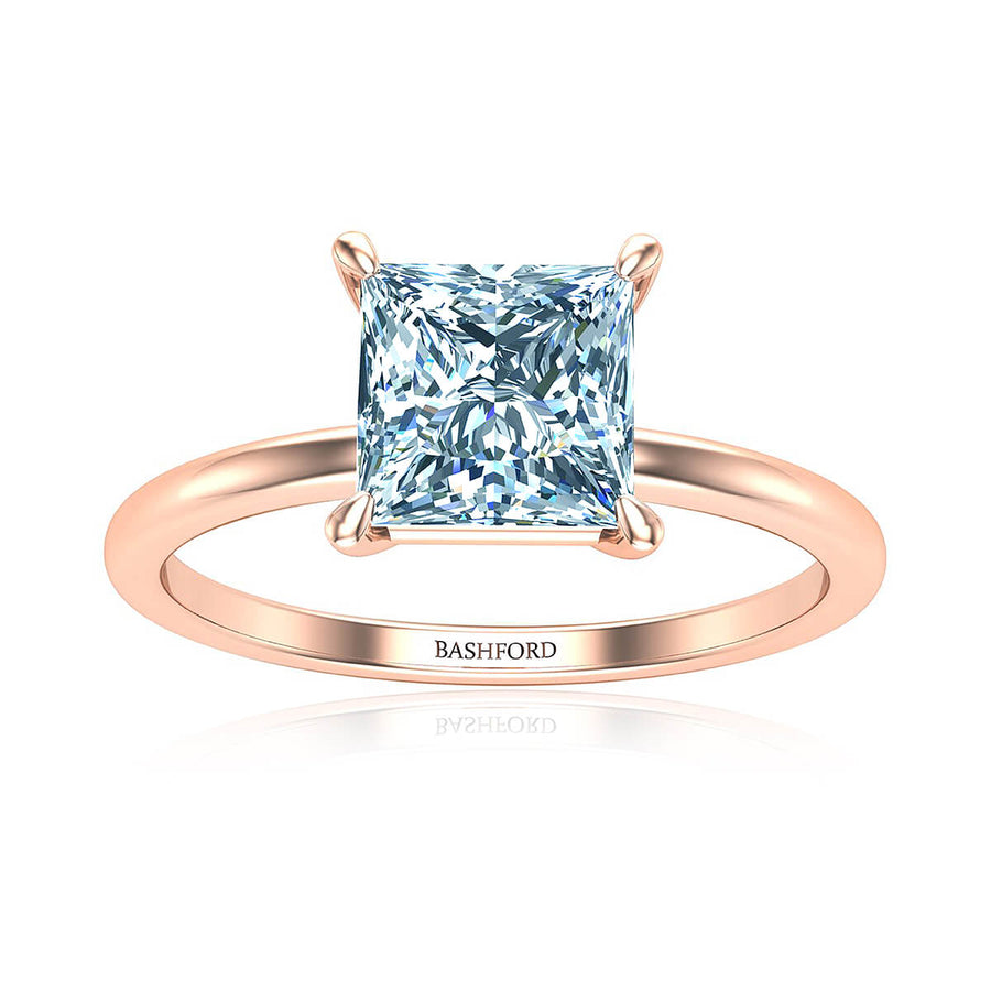 Petite Solitaire Engagement Ring