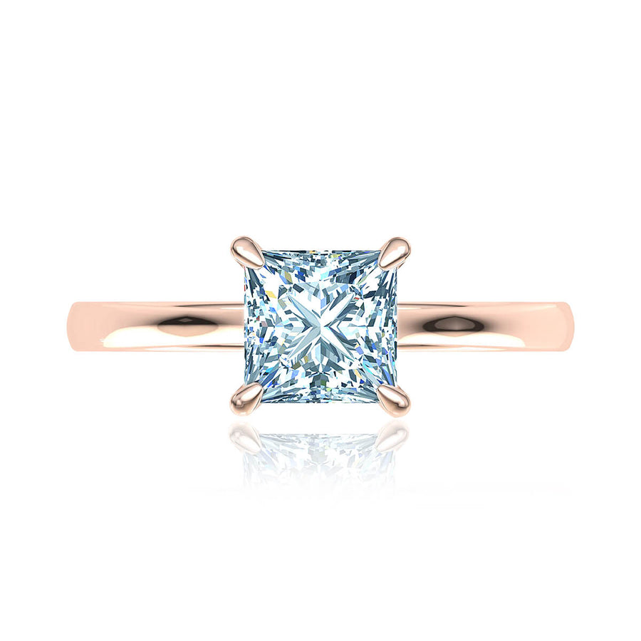 Petite Solitaire Engagement Ring