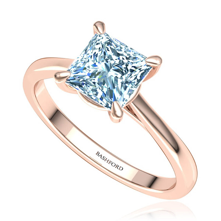 Petite Solitaire Engagement Ring