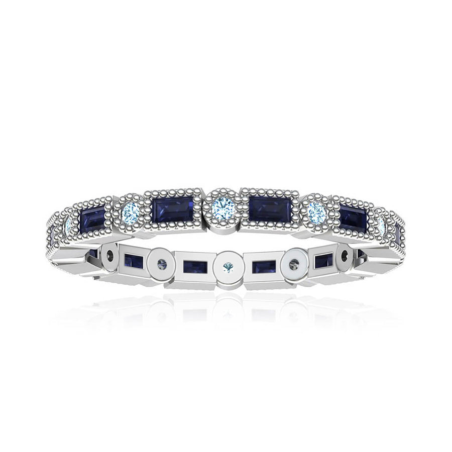 Blue Sapphire Eternity Ring (3/8 ct. tw.)