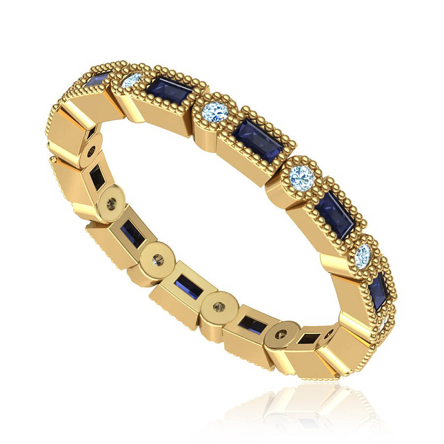 Blue Sapphire Eternity Ring (3/8 ct. tw.)