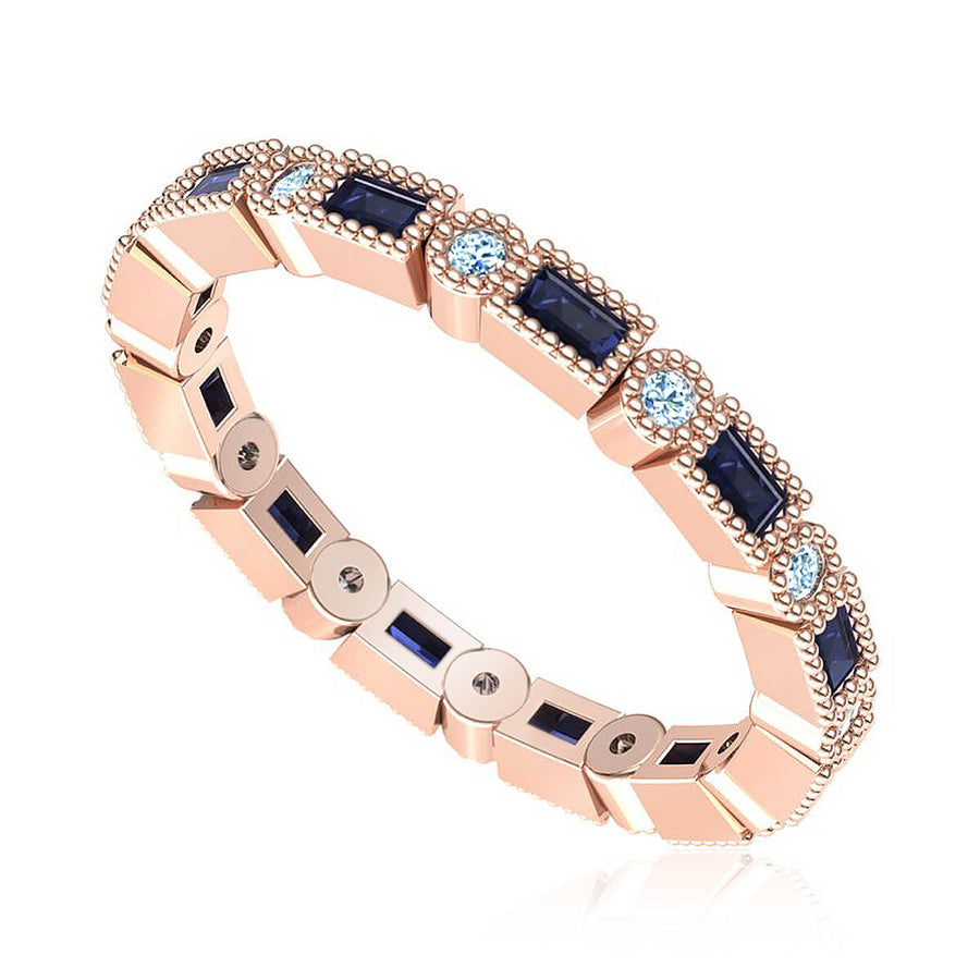 Blue Sapphire Eternity Ring (3/8 ct. tw.)