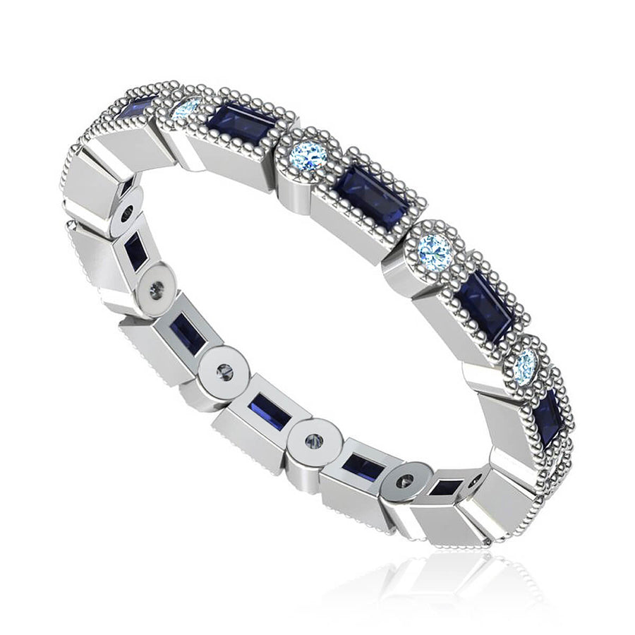Blue Sapphire Eternity Ring (3/8 ct. tw.)