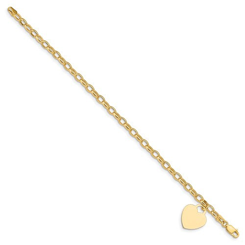 I Heart You 14K Yellow Gold Bracelet