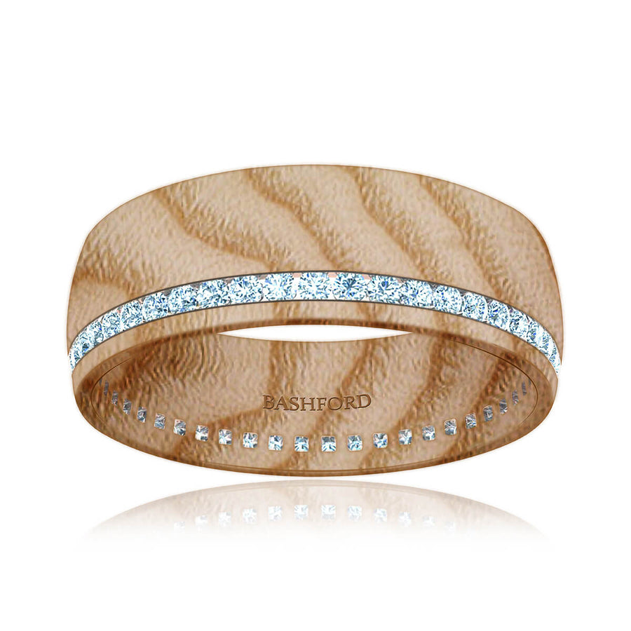 Saguaro Mokume Diamond Band (3/4 ct. tw.)