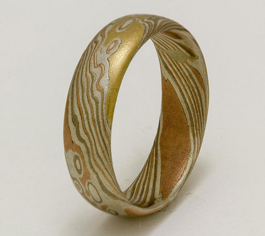 Sumidero Canyon Mokume Gane Ring