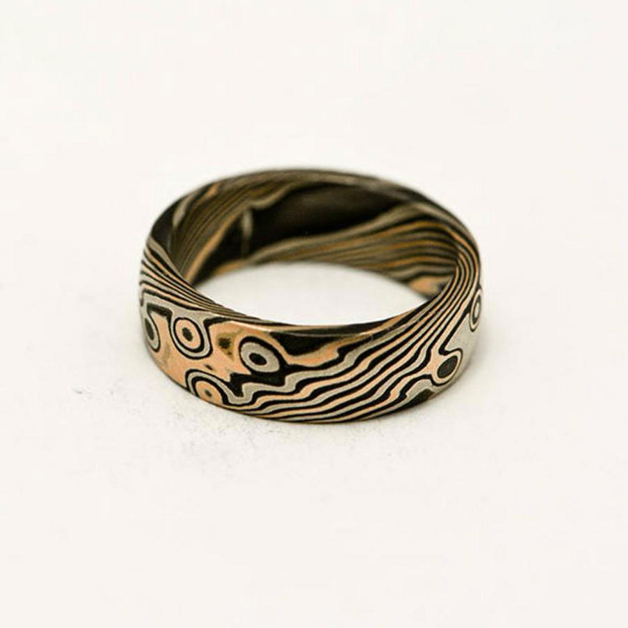Antelope Canyon Mokume Ring