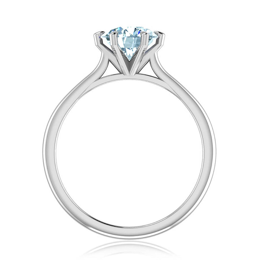 Classic Six-Prong Solitaire Ring