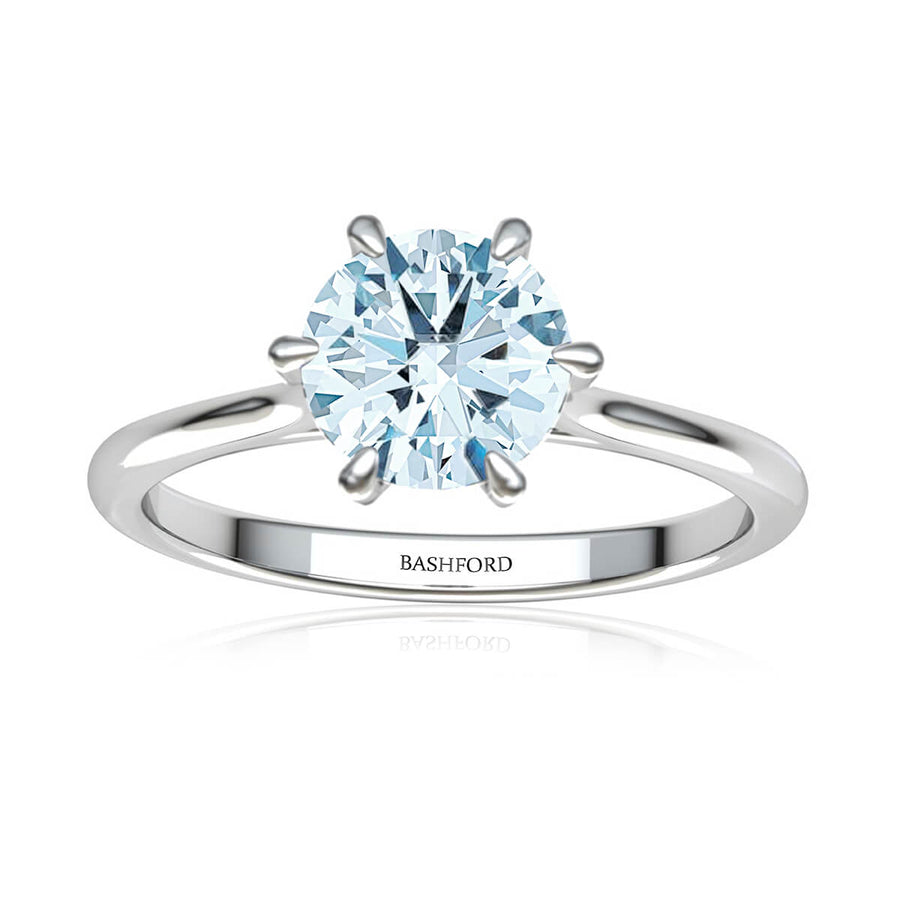 Classic Six-Prong Solitaire Ring