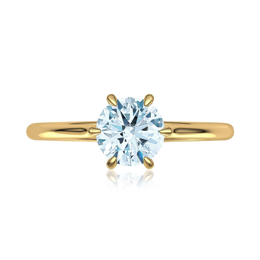Classic Six-Prong Solitaire Ring