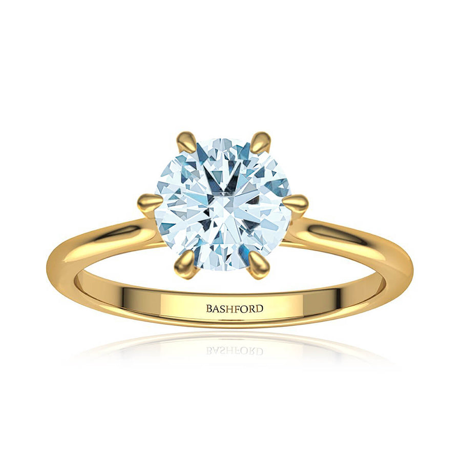 Classic Six-Prong Solitaire Ring