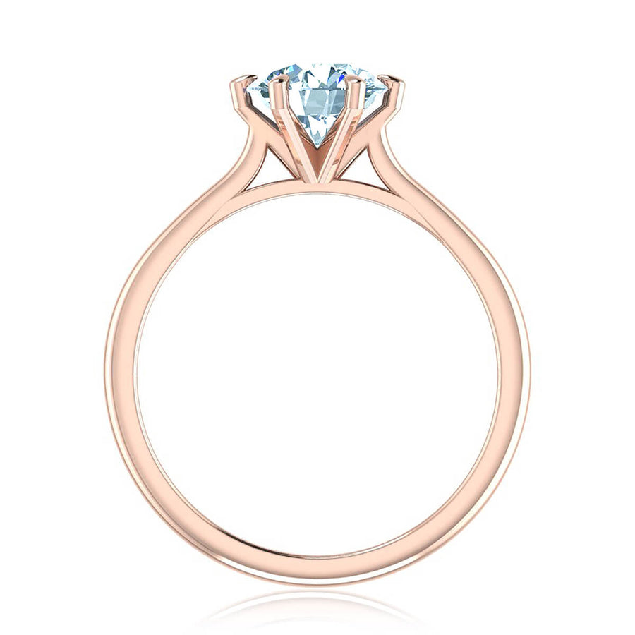 Classic Six-Prong Solitaire Ring