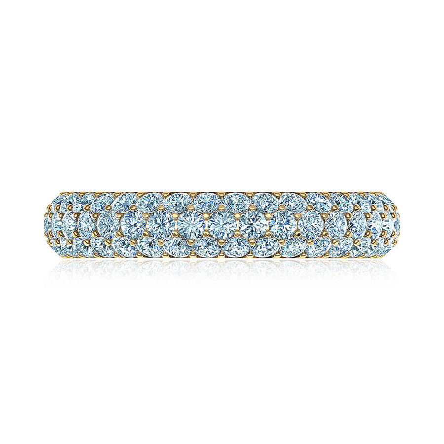 Trio Micropavé Diamond Wedding Ring (1 ct. tw.)