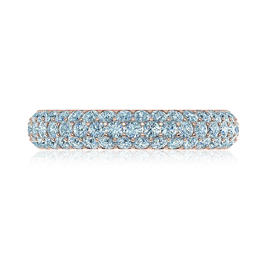 Trio Micropavé Diamond Wedding Ring (1 ct. tw.)