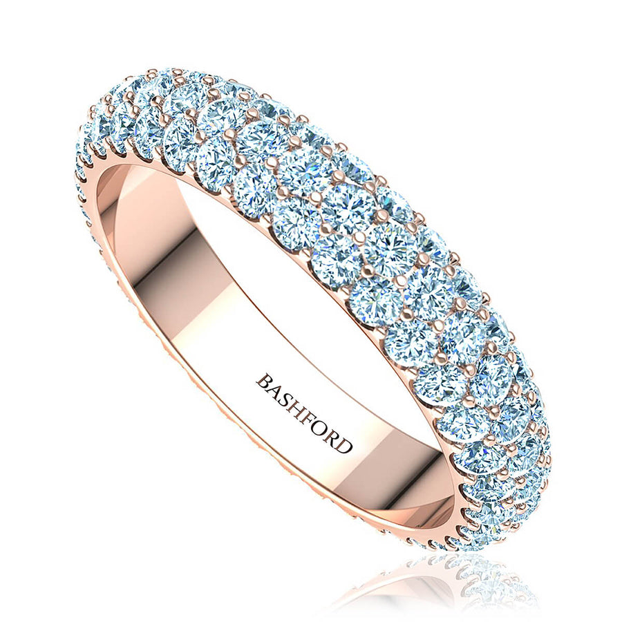 Trio Micropavé Diamond Wedding Ring (1 ct. tw.)