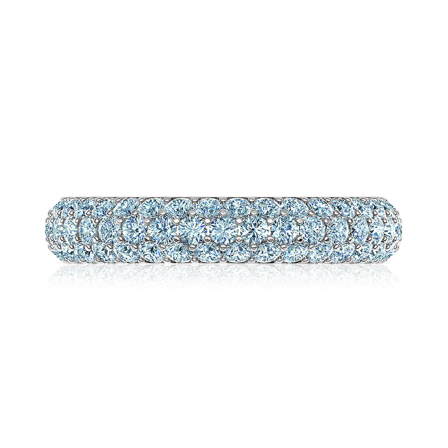 Trio Micropavé Diamond Wedding Ring (1 ct. tw.)