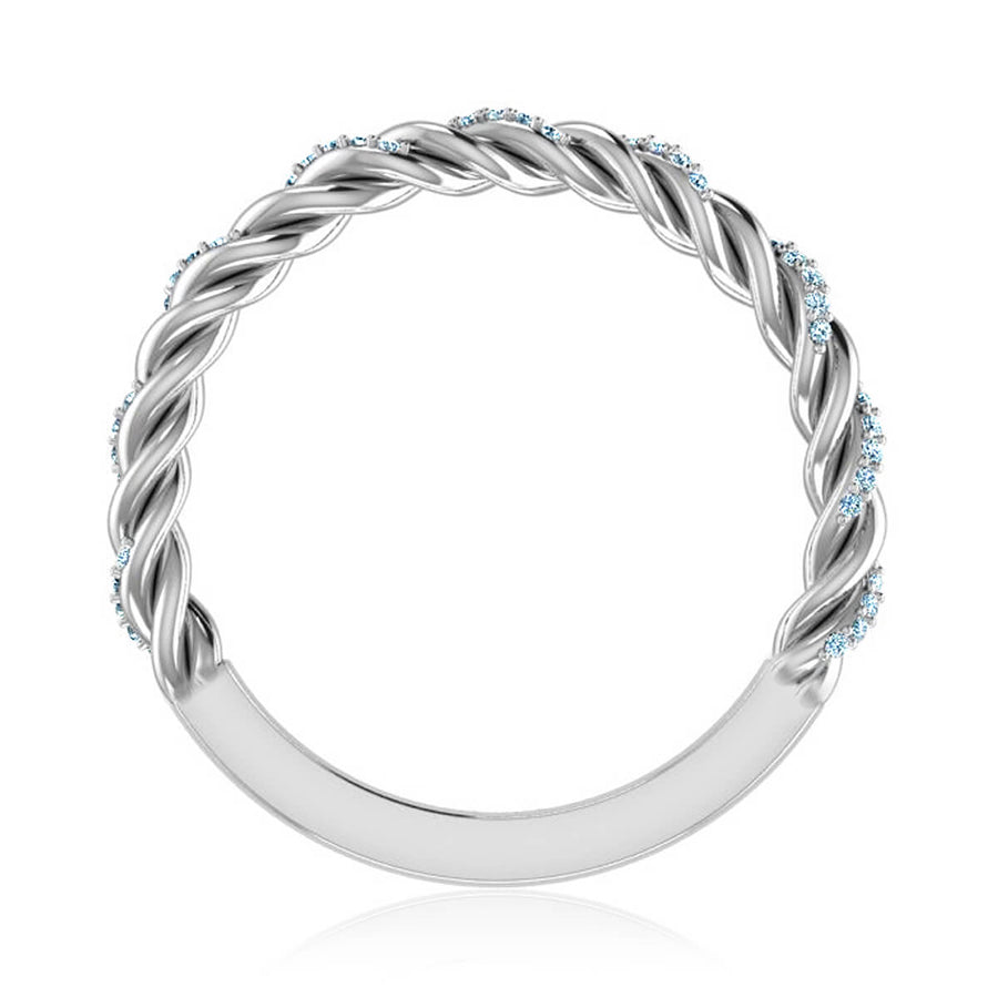 Twist Love Pave Ring (2/5 ct. tw.)
