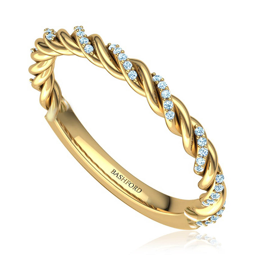 Twist Love Pave Ring (2/5 ct. tw.)