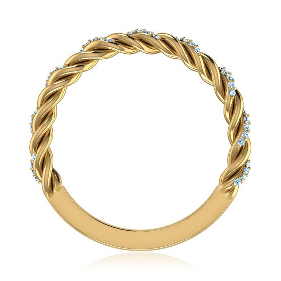 Twist Love Pave Ring (2/5 ct. tw.)