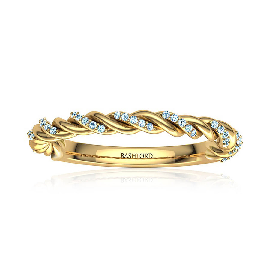 Twist Love Pave Ring (2/5 ct. tw.)
