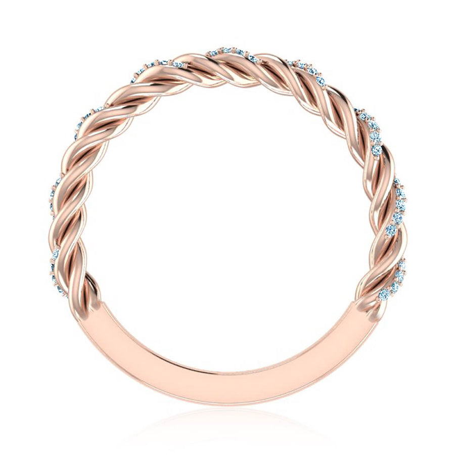 Twist Love Pave Ring (2/5 ct. tw.)