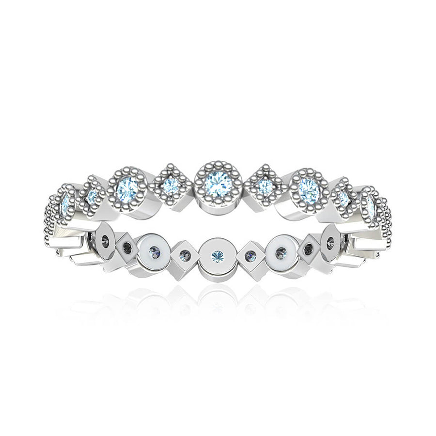 Vintage Inspired Eternity Ring (3/8 ct. tw.)