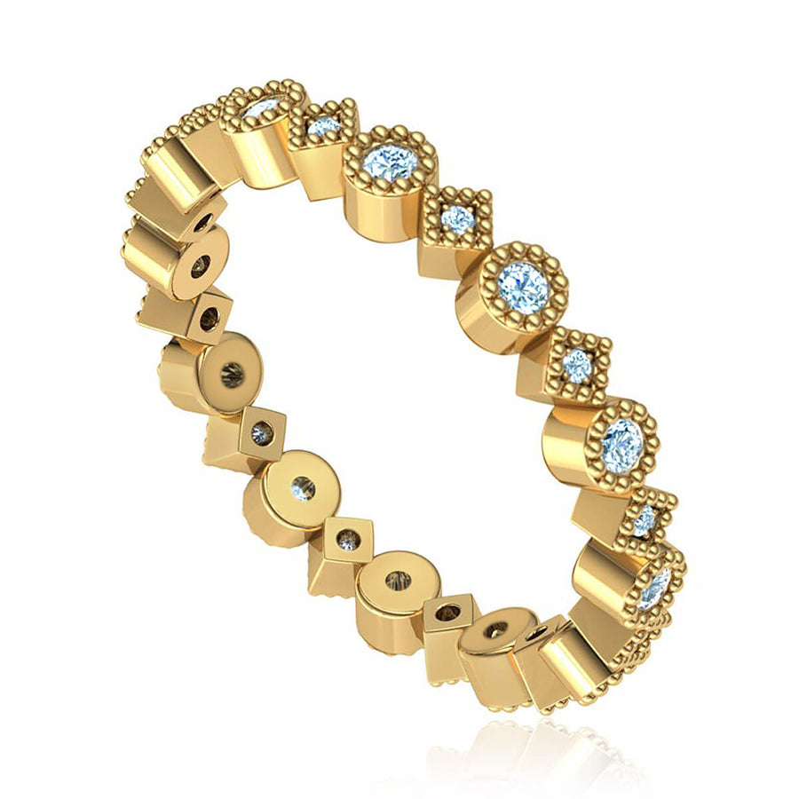 Vintage Inspired Eternity Ring (3/8 ct. tw.)