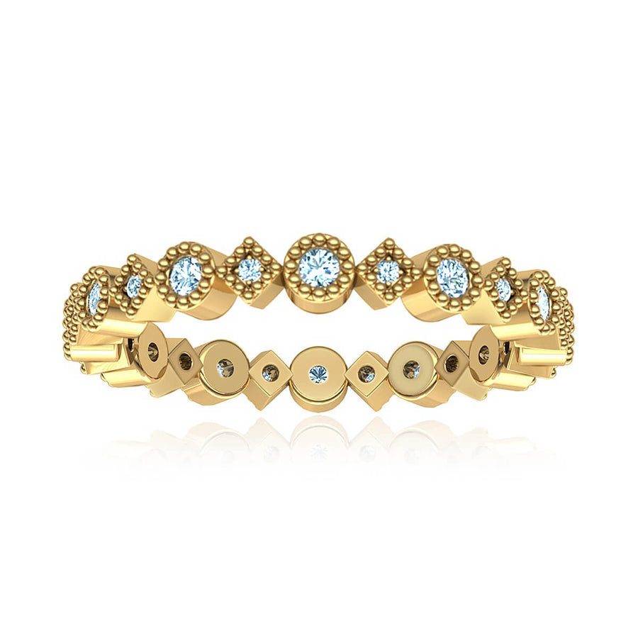 Vintage Inspired Eternity Ring (3/8 ct. tw.)