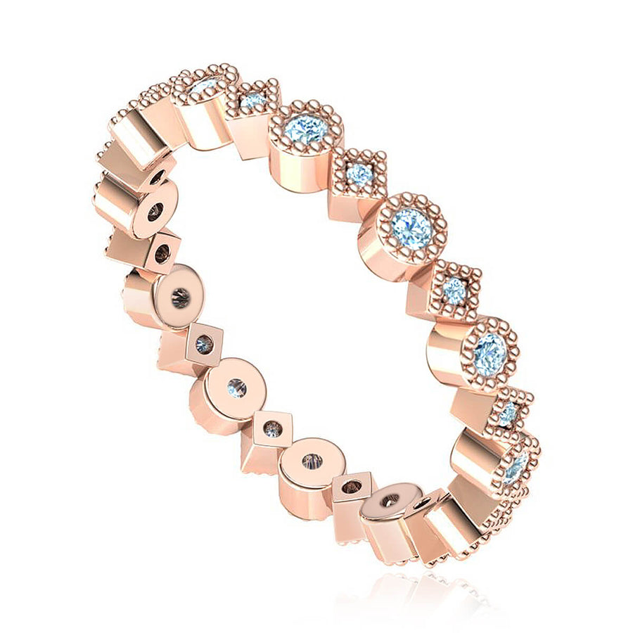 Vintage Inspired Eternity Ring (3/8 ct. tw.)