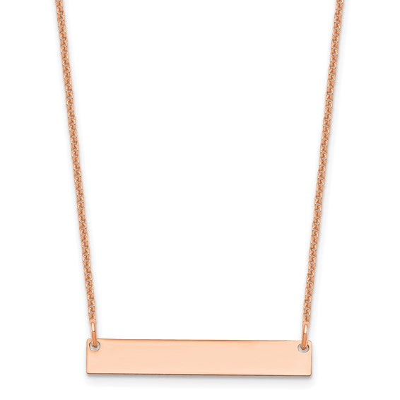 Personalized Bar Necklace