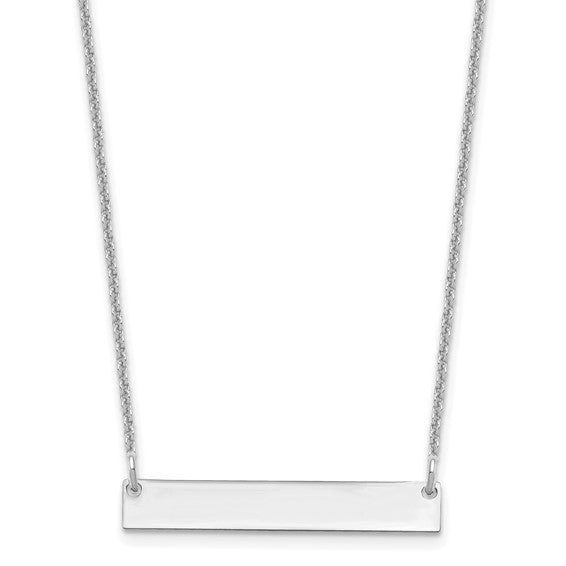 Personalized Bar Necklace