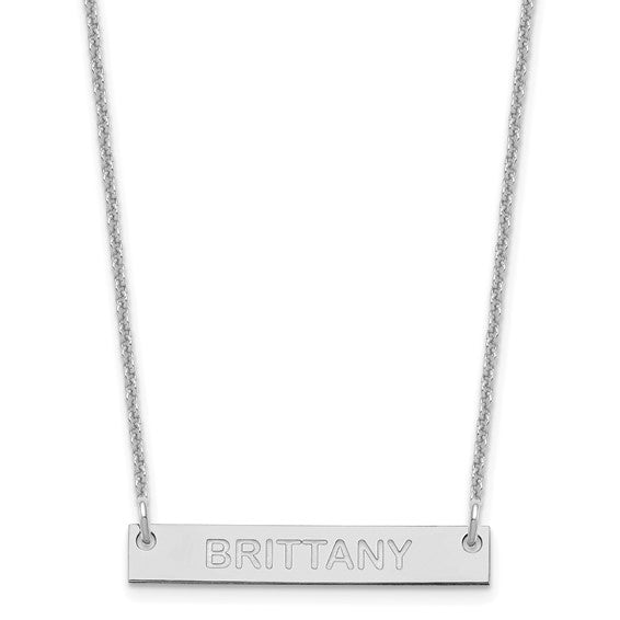Personalized Bar Necklace