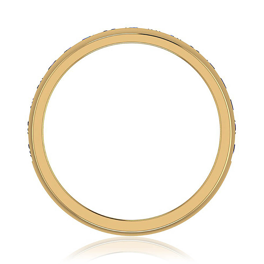 Blue Sapphire Comfort-Fit Band (7 mm)