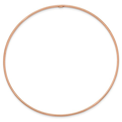 Rosy 14K Rose Gold Slip-On Bangle Bracelet